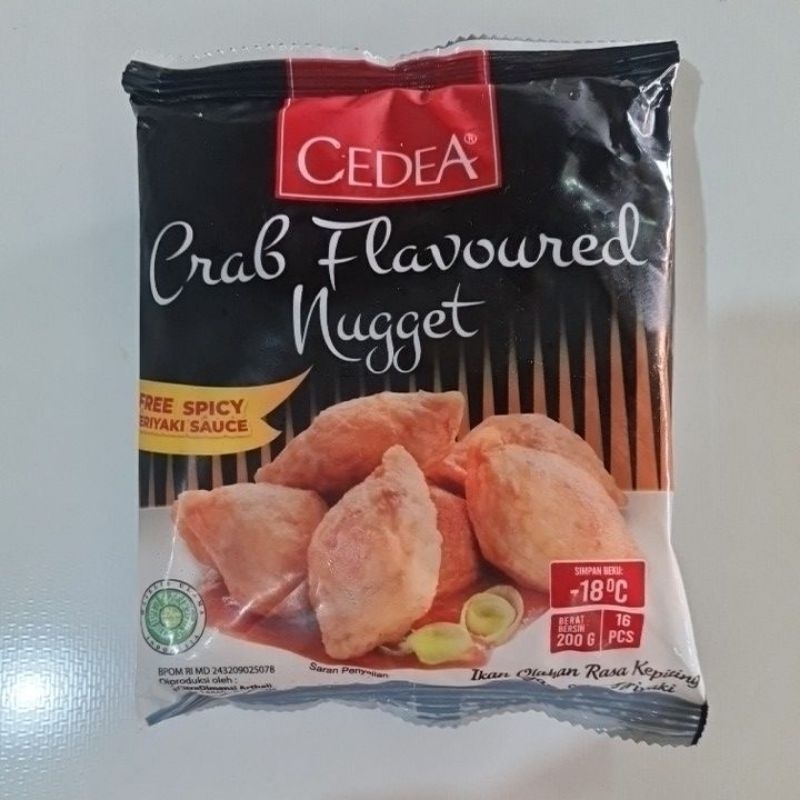 

Cedea Nugget Kepiting / Crab Flavoured Nugget + Free Spicy Teriyaki Sauce