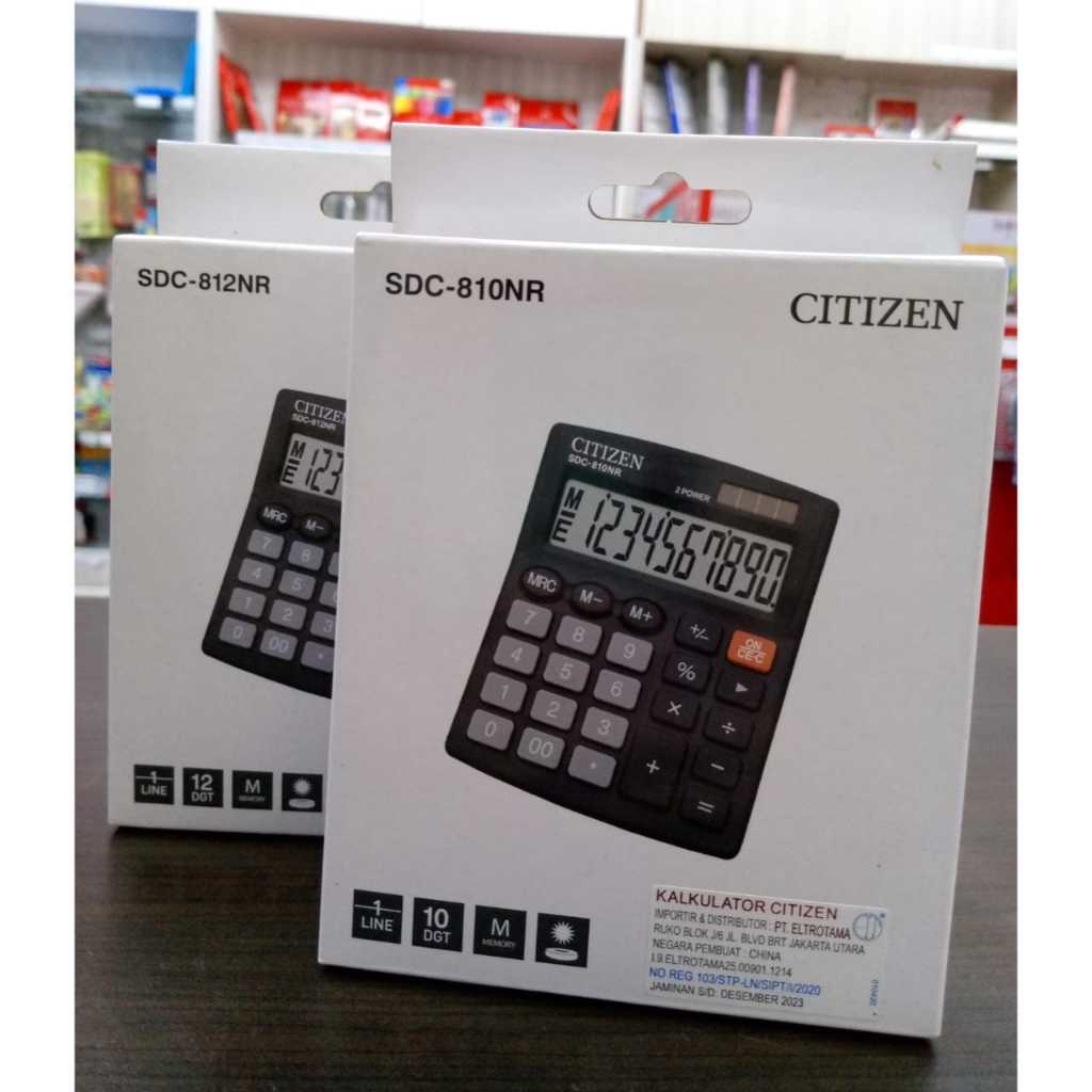 Calculator Citizen SDC -810NR & SDC -812NR