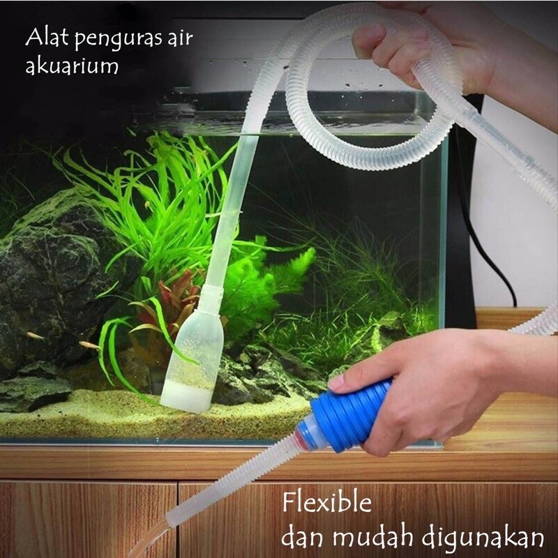 ACQ - Alat Penguras Air Aquarium Alat Penyedot Air Manual