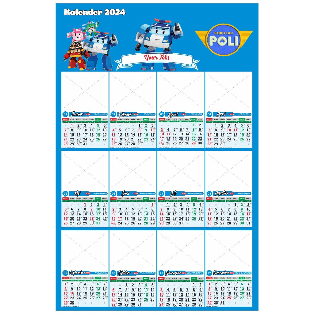 

KALENDER 2024 ROBO CAR POLY ISI 12 FOTO CUSTOM