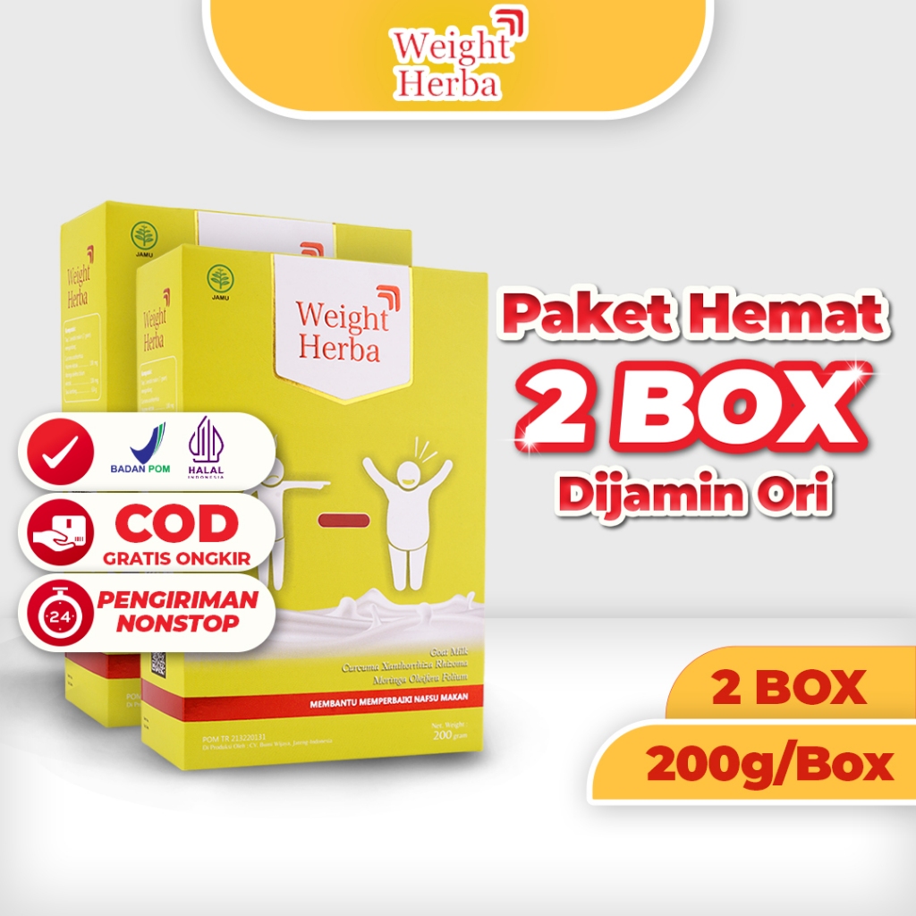 

Weight Herba 2 Box Susu Penambah Berat Badan Penggemuk Badan Penambah Berat Badan Obat Penggemuk Badan Suplemen Penambah Berat Badan Vitamin Penambah Berat Badan Obat Gemuk Badan 200