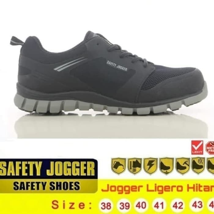 Sepatu Jogger Ligero Berkualitas Safety Shoes Jogger Ligero Hitam