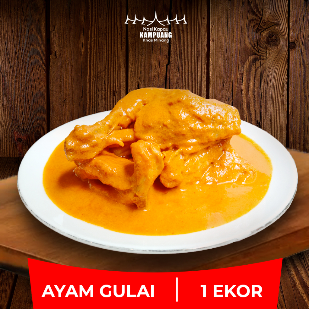 

Ayam Gulai 1 ekor Kemasan Vakum Khas Nasi Kapau Kampuang