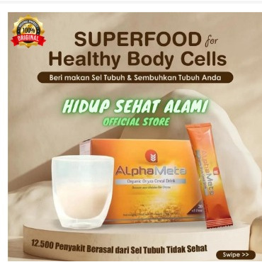 

ALPHAMETA Food for Cells (Nutrisi Beras Merah Alami)