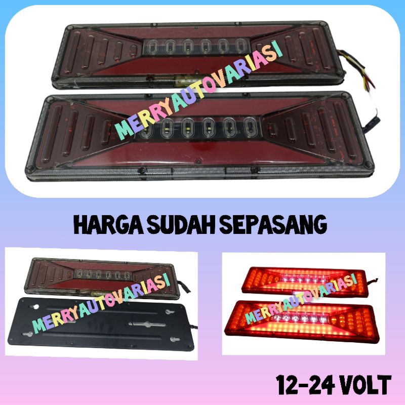 LAMPU STOPLAMP TRUK UNIVERSAL 12-24 VOLT LST 172 46 cm