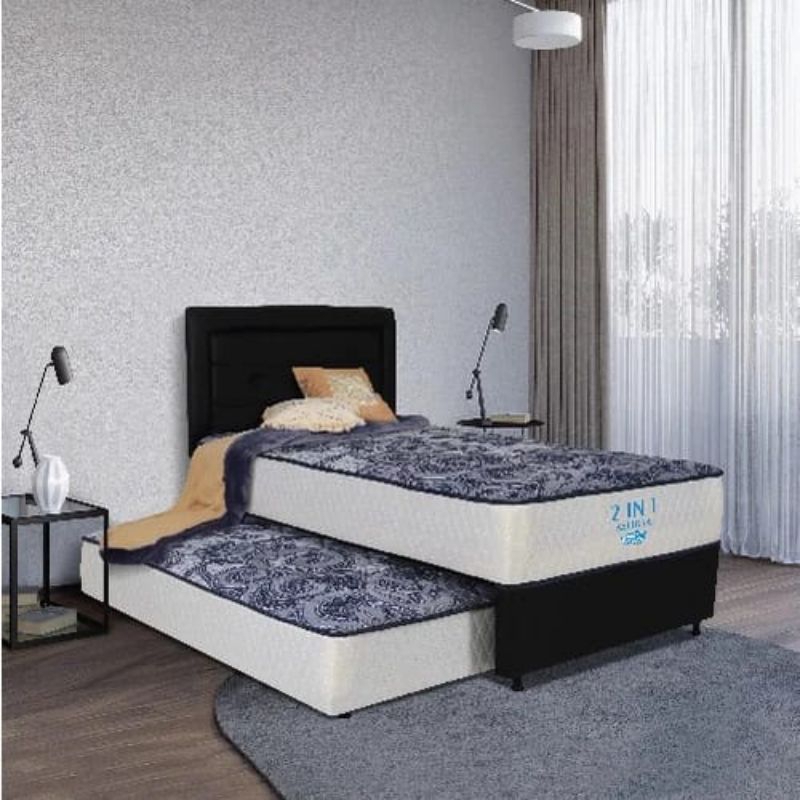 SPRING BED LIBRA MINIMALIS SPRING BED 2 IN 1 MODERN SPRING BED TERBARU.SPRING BED AIRLAND KASUR AIRL