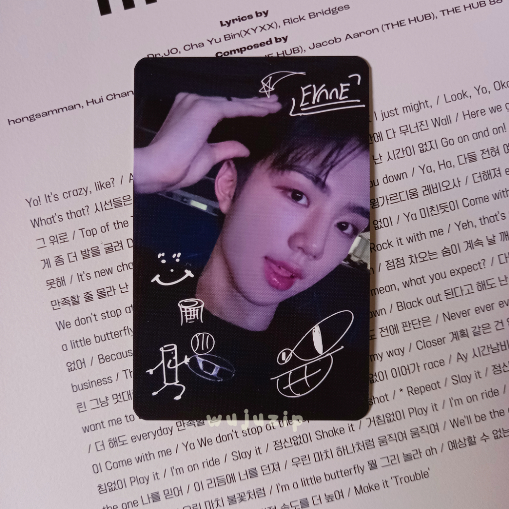 Photocard POB Makestar Doodle EVNNE Jihoo