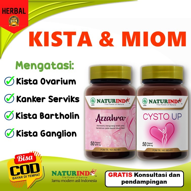Obat Kista Miom Ganglion Endometriosis Kista Ovarium Tumor Kista Tanpa Operasi Ovarium Bengkak COD