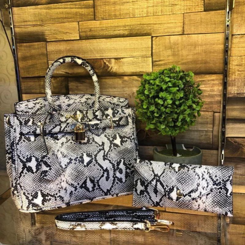 Tas Kondangan Elegan Shoulder Bag Motif Ular Wanita Ibu Ibu Sosailita Arisan Pengajian Jalan2 Mewah