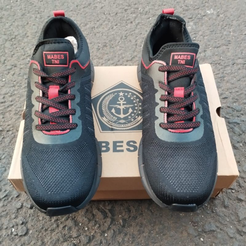 Sepatu Olahraga Mabes TNI Original - Hitam