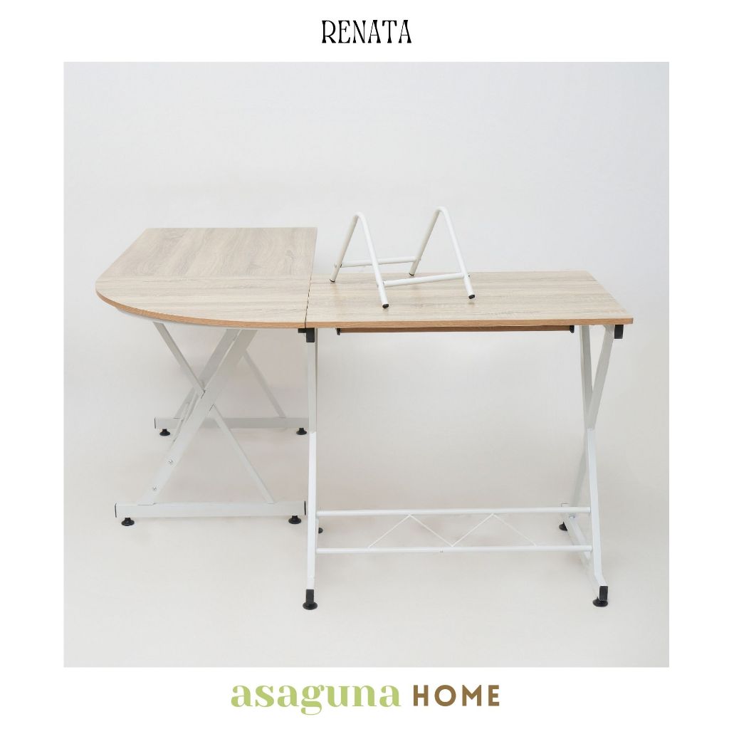 Renata Office/ Work / Computer Desk Meja Kerja/ Kantor Letter L