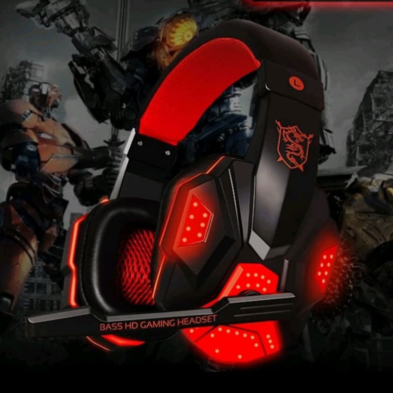 HEADSET GAMING LAMPU/HEADPHONE GAMING