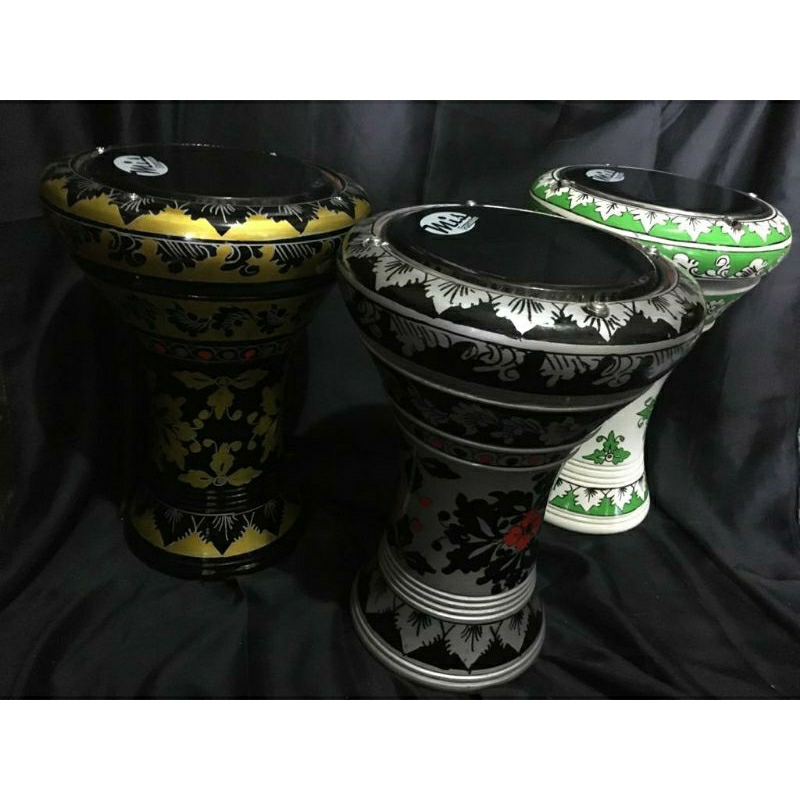 Dumbuk batu 8 inch darbuka 8 inch mika hitam