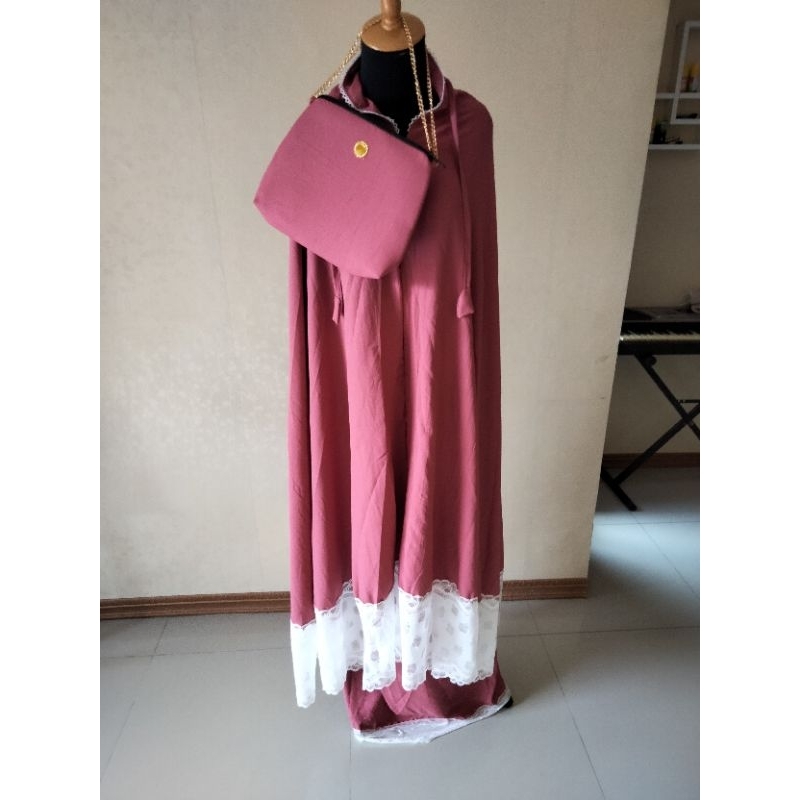 mukena crinkle, mk silk by hi rembulan