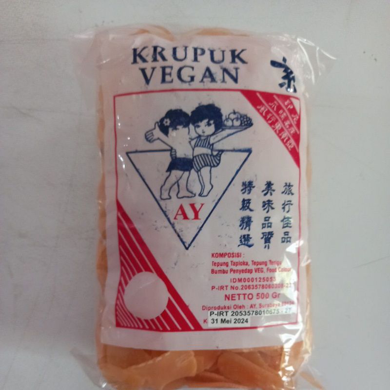 

Krupuk Vegan AY Merah 300g
