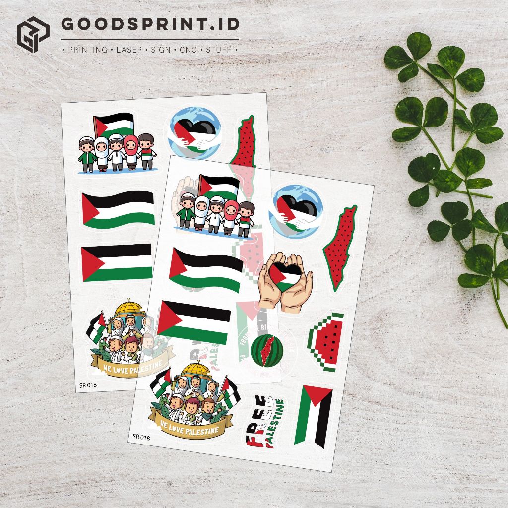 

Stiker Bendera Palestina Sticker Free Palestine Stiker Pipi Waterproof Sticker Laptop