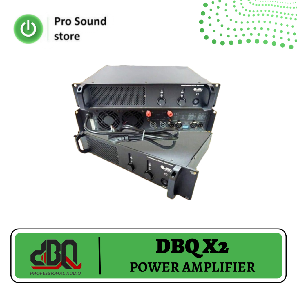 POWER AMPLIFIER DBQ X2