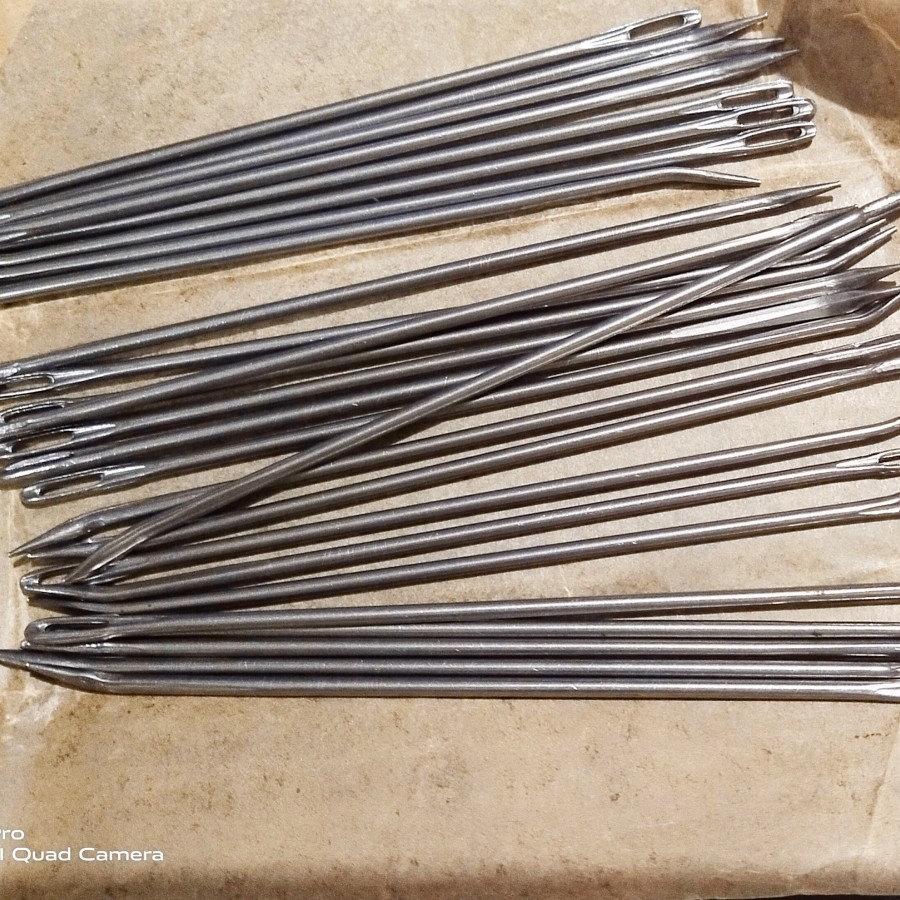 Jarum Goni 1PACK Isi 25pcs Karung Jahit Goni Tangan Two Balance Ukuran Besar Dom Benang Serbaguna Pr