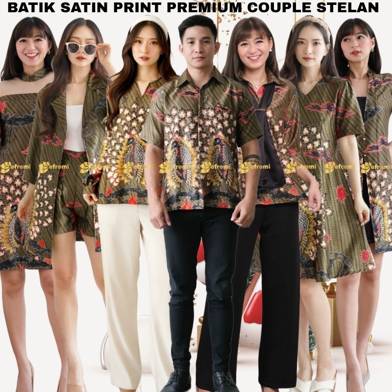 KAFTAN BATIK PRADA MODERN/KAFTAN PARTY SETELAN WANITA AWN GREEN