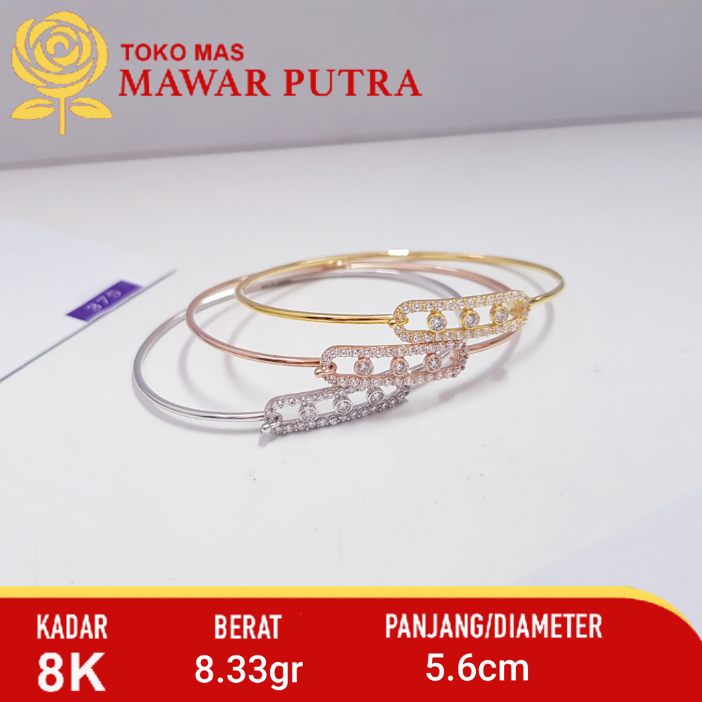 CMIP Gelang oval fashion gold - 8K