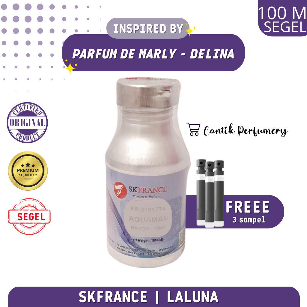 Bibit parfum searah dengan DELINA DE MARLY'S 100 ML  by Skfrance | Segel