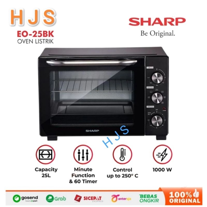 OVEN LISTRIK SHARP EO-25 / E025BK-
 25 Liter