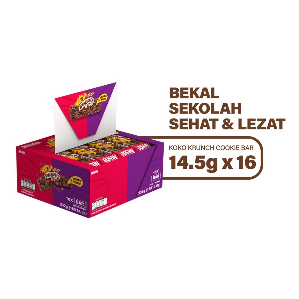 

12.12 SALE KOKO KRUNCH COOKIE BAR (16x14.5g) !
