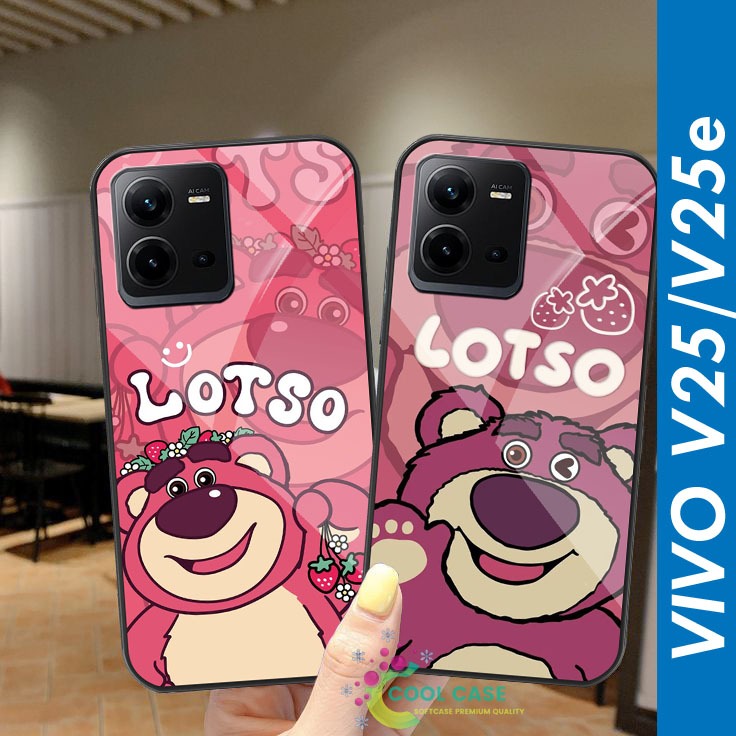 Softcase Kaca Kilau VIVO V25 V25E Terbaru Motif Lotso [CK371] Casing Handphone-Pelindung Handphone-A