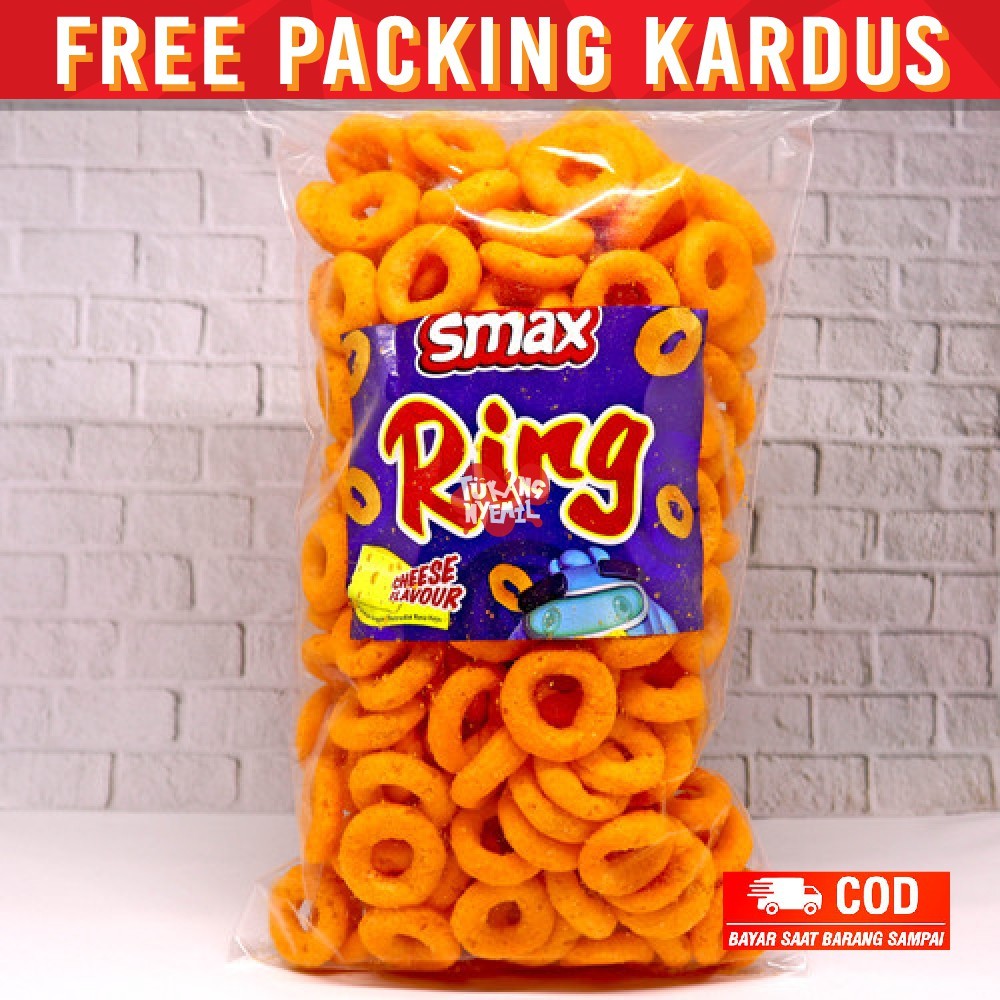 

snack kiloan Smax Ring Cheese Smax keju 125 gram makanan ringan cemilan camilan jajanan kiloan