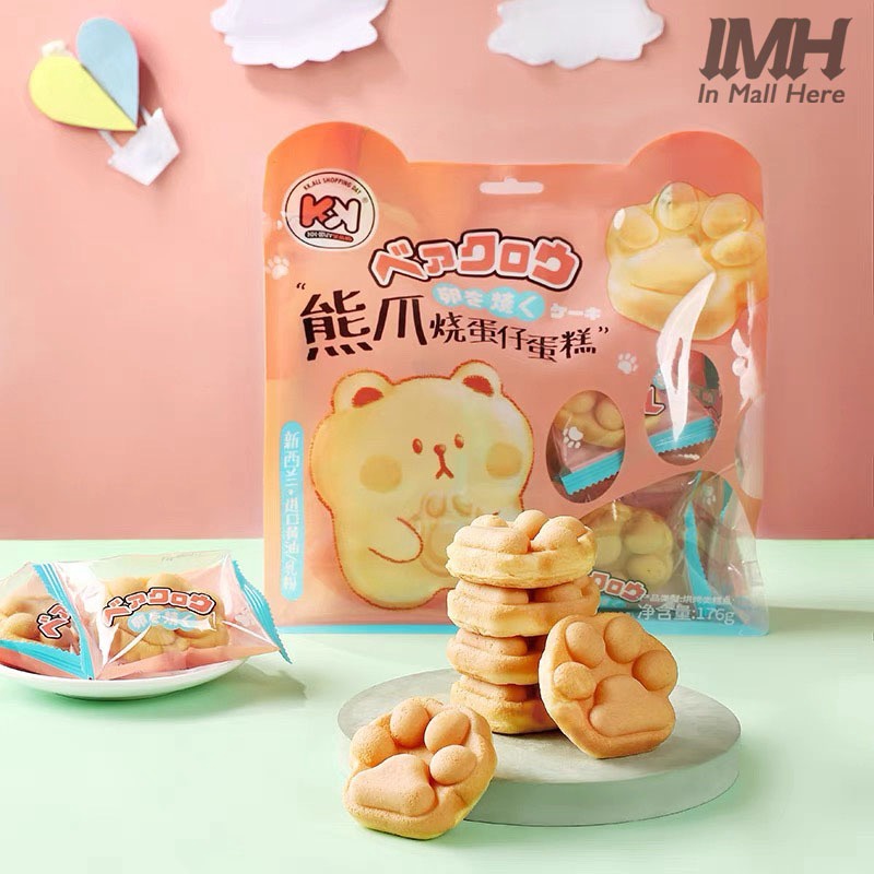 

Import Terlaris [HALAL] Kue Cakar Beruang Cake Claw Bear Import China Cemilan 熊爪烧蛋仔 IMH 009 !!!
