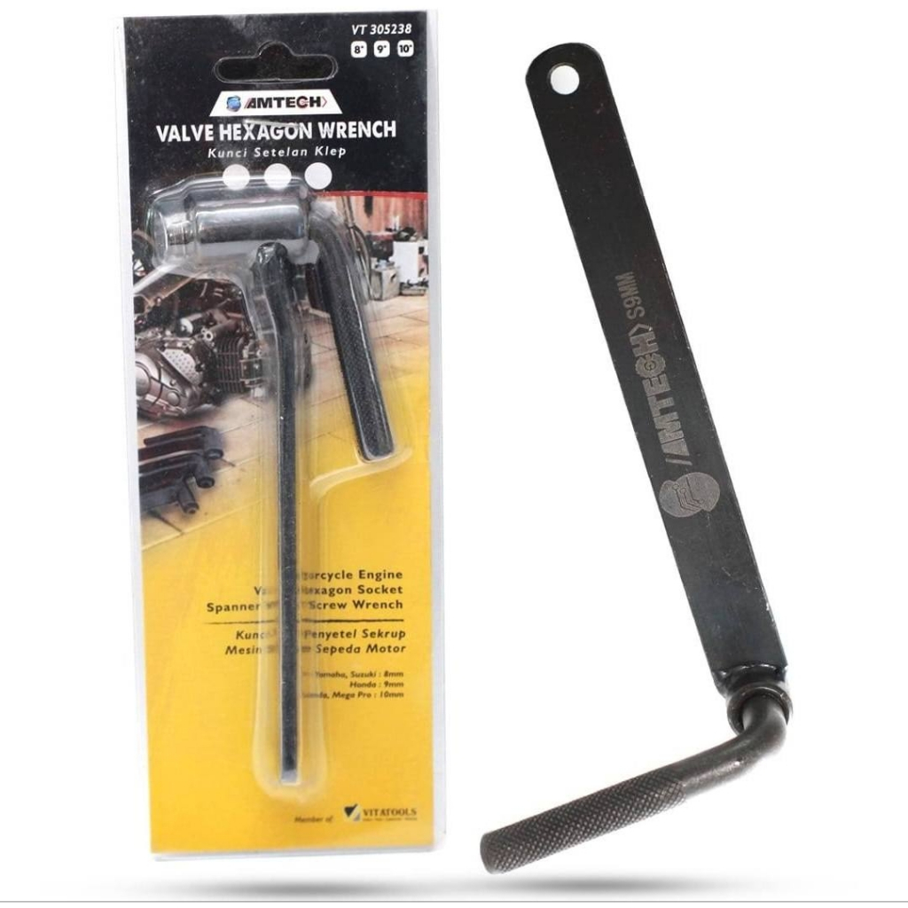 Kunci Setelan Klep Semua Jenis Motor Bebek Stelan Grand & Supra-X-125-Fit-New & Blade & Revo-Absolut