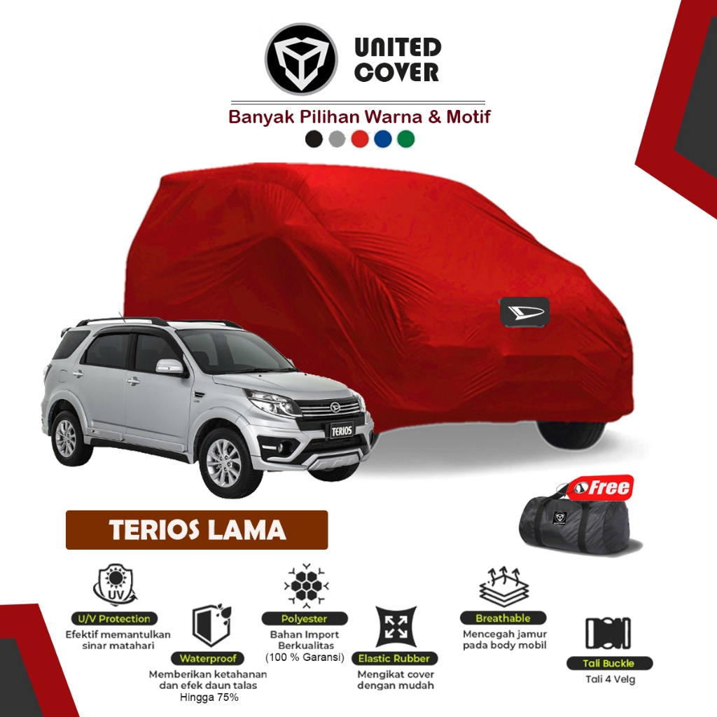 Body Cover Mobil Terios Lama Sarung Selimut Mobil Daihatsu Terios