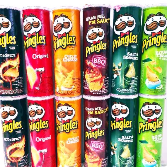 

➭➱✥❄ PRINGLES POTATO CHIPS / KERIPIK KENTANG 107 GRAM Paling Popular