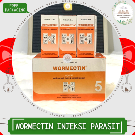 WORMECTIN Obat Injeksi Parasit Untuk Hewan