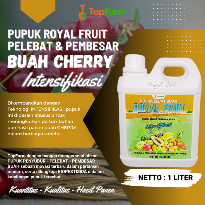 Pupuk Booster Tanaman Buah / Pupuk Khusus Buah Ceri / Pupuk Buah Biar Cepat Berbuah / Pupuk Pohon Ce