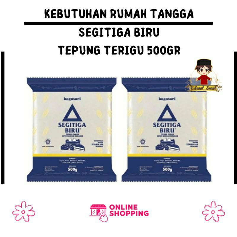 

Tepung Terigu Segitiga Biru 500gr