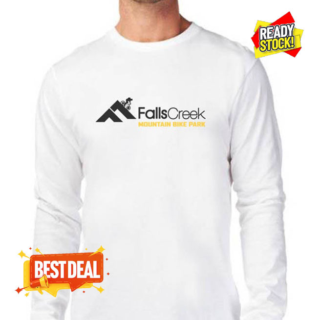 Kaos Tangan Panjang Falls Creek Mountain Bike Tshirt 100% Cotton Kombed 30s