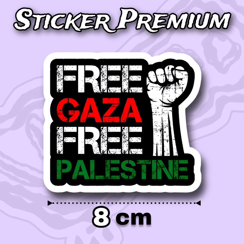 

Sticker Palestina free gaza waterproof