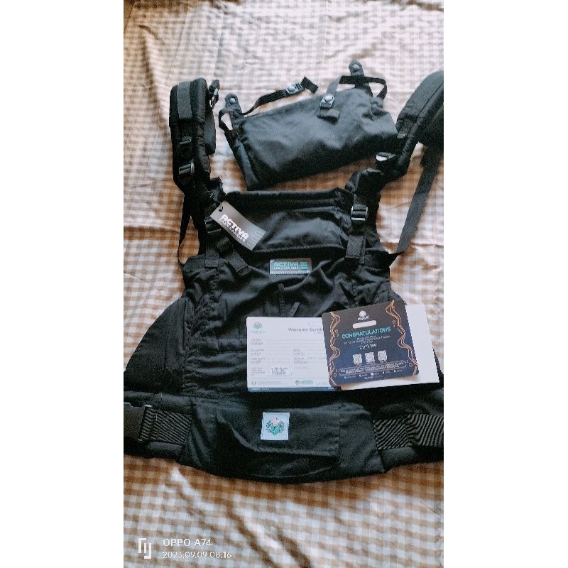 ( preloved )Activa Mark 3 III BAYIKU ID SSC GENDONGAN ADJUSTABLE MSHAPE BLACK