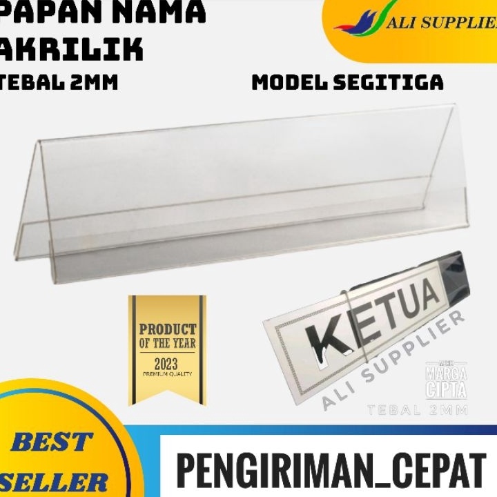 

Terkini SIGN HOLDER AKRILIK / ACRYLIC PAPAN NAMA MEJA / TEND CARD AKRILIK MURAH