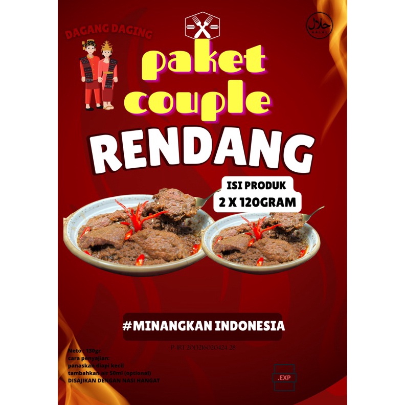 

✨Terbaru✨ PROMO!!! 2 PACK RENDANG EKO KAYES 120GRAM grosir