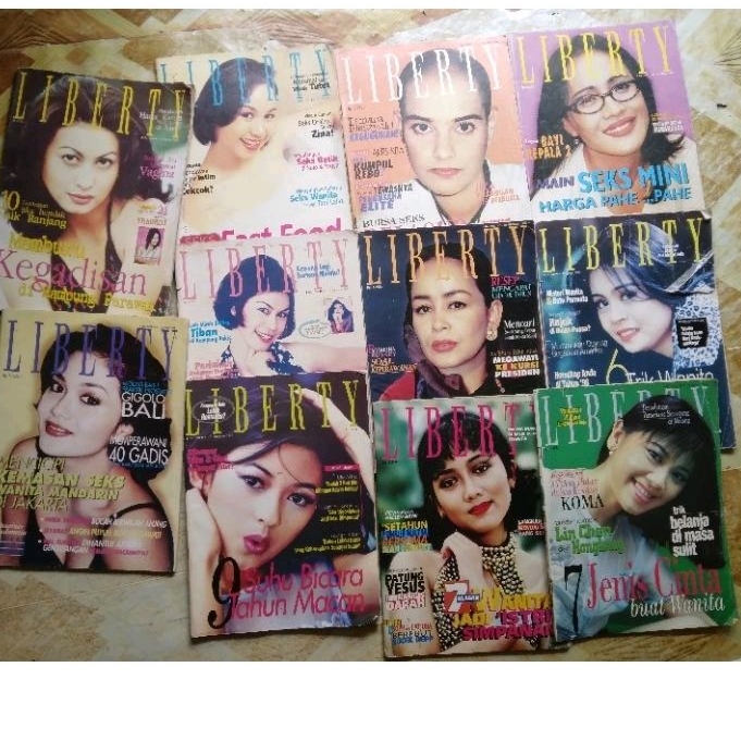 Majalah LIBERTY majalah lawas Jadul bebas Pilih