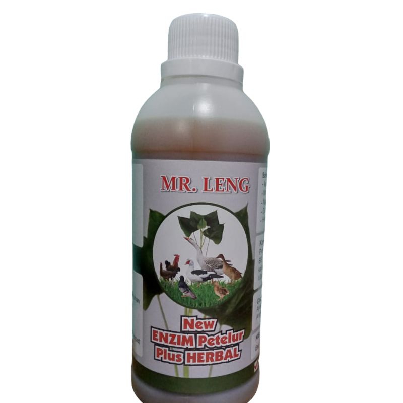 Enzim Petelur Plus Herbal Meningkatkan Fertilitas Telur Segala unggas Entok Bebek Ayam Isi 500 Mili 