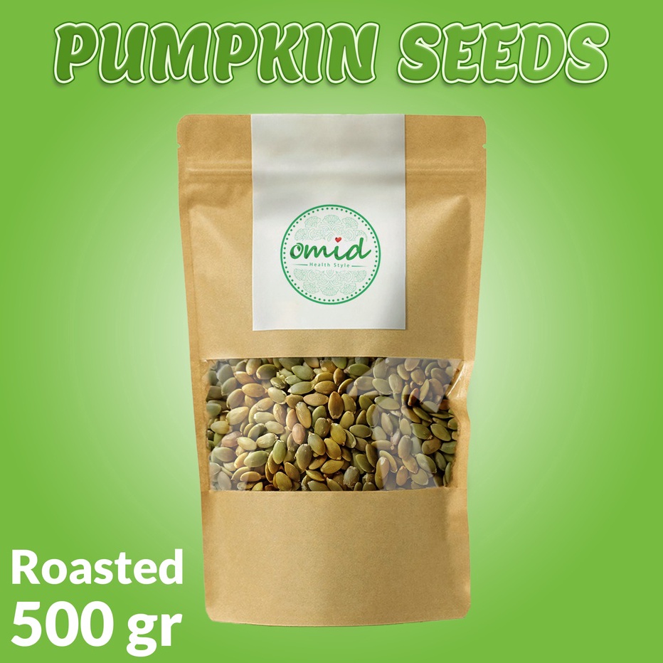 

Terkini 500 gr - Organic Roasted Pumpkin Seeds | Biji Labu Panggang Organik Terlaris