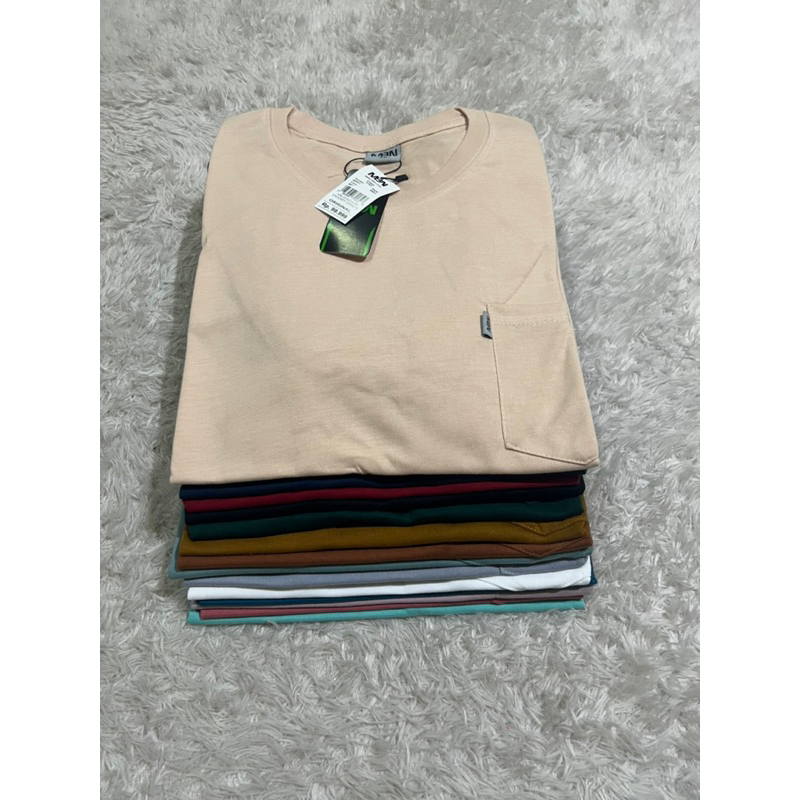 paket murah 4 pcs 100 ribu kaos saku/kaos pocket/kaos polos