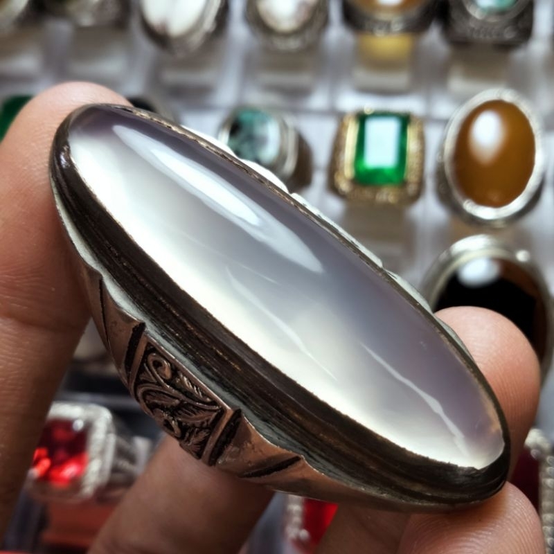 BATU AKIK ANGGUR TOP QUALITY MODEL PANDAN