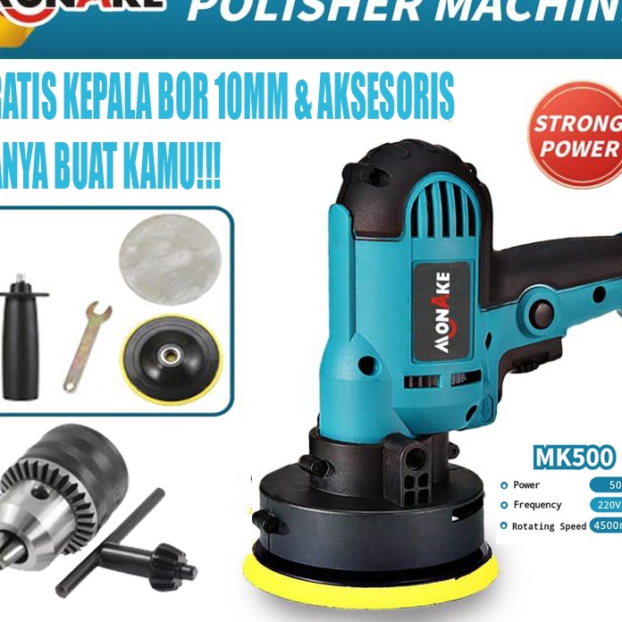 Kualitas Dijamin MONAKE AlatAlat Poles Body Motor Mobil /poles motor/ poles motor M14 Tatakan Mesin 