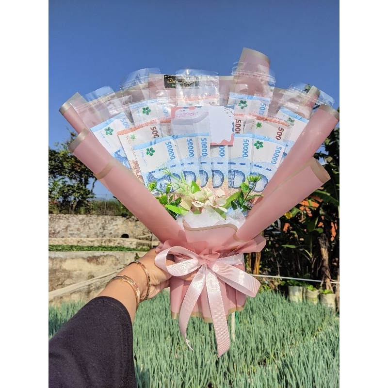 

Kerangka buket uang kosong / buket uang / money bucket 15 lembar