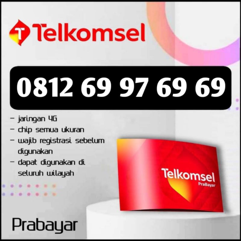 Nomor Cantik Simpati Kartu Perdana Nomor Cantik Telkomsel 696969