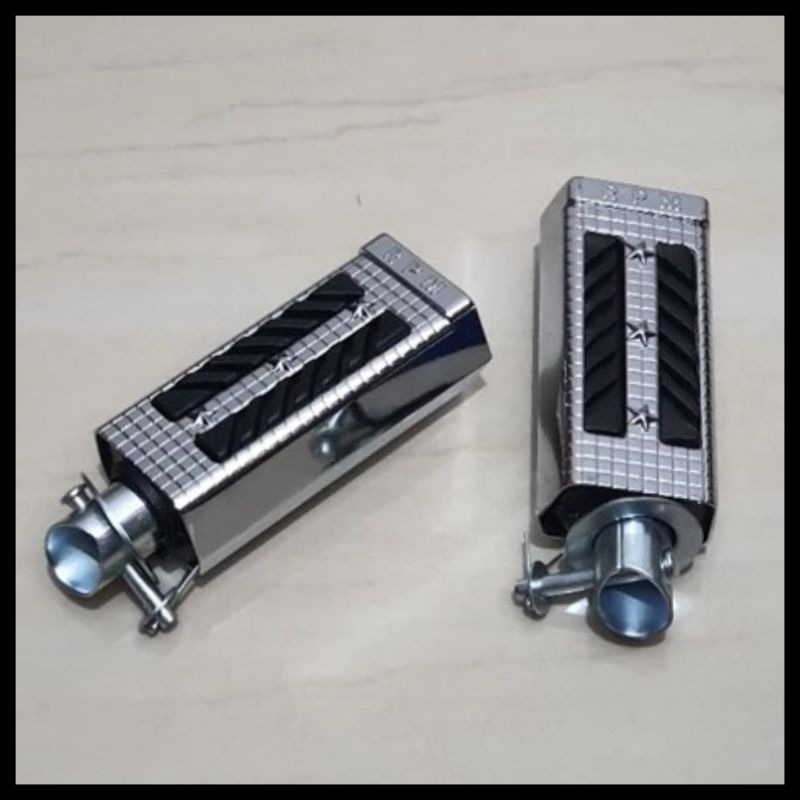 FOOTSTEP MOTOR/STEP MOTOR PIJAKAN KAKI BELAKANG MOTOR BEBEK BAHAN BESI ORIGINAL RPM